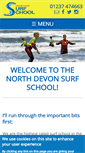 Mobile Screenshot of northdevonsurfschool.co.uk